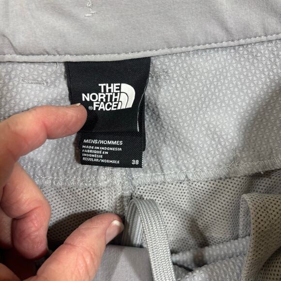 Lot of 2 The North Face Men’s Shorts 38 Gray Olive FlashDry hiking performance - Picture 8 of 12